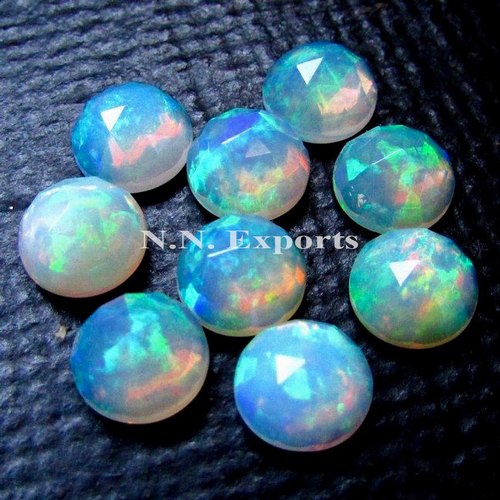 Ethiopian Opal Rose Cut Round Gemstone, For Used Making Jewellery