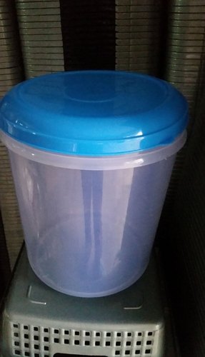 Clear Plastic Container With Lid, For Household, Pattern : Plain