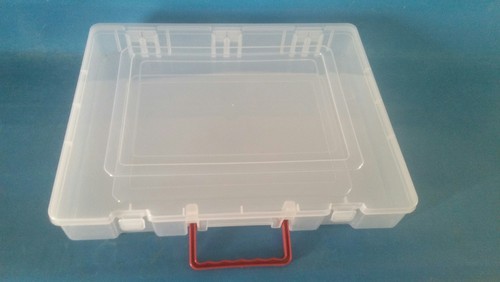 UKP Saree Packing Plastic Box, Color : Transparent