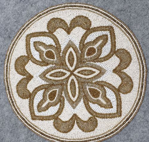 GT-PM-11 Handcrafted Placemat, Size : 35 Cm Dia