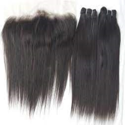 100% Indian Remy Black Hair, For Parlour, Personal, Style : Straight