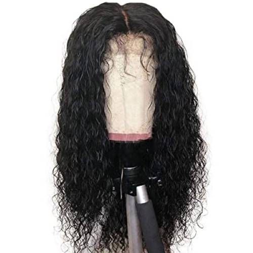 Black Curly Indian Human Hair Wig, For Parlour, Personal, Style : Straight, Wavy