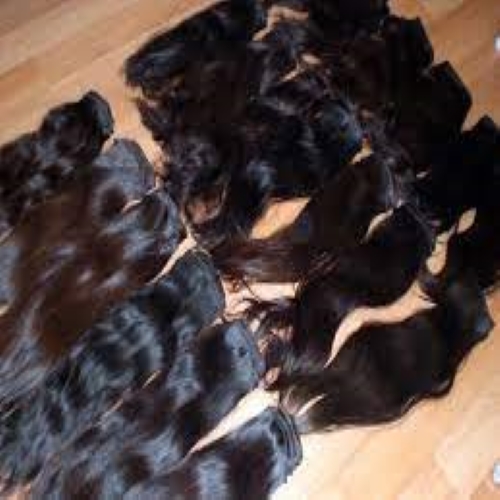 Brown Color Human Hairs