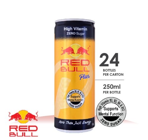 Redbull Plus, Features : ZERO SUGAR