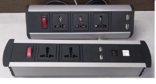 DESKTOP CONNECTION BOX, TABLE CABLE CUBBY