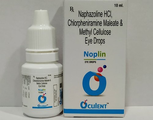 OculENT Healthcare Plastic Noplin Eye Drops, Packaging Size : 10 Ml