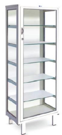 Rectangle Steel MS Framework Instrument Cabinet, For Hospital, Clinical, Feature : Fine Finishing