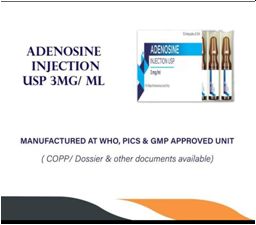 Adenosine Injection, Form : Liquid
