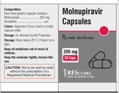 Molnupiravir Capsules for Clinical, Hospital