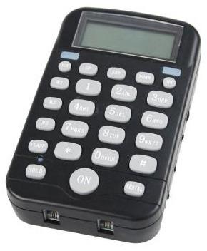 Dasscom Call Center Dialpad, Color : Black
