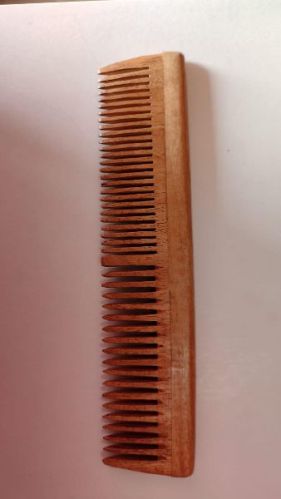NW-06 (FC) Handmade Neem Singlewood Hair Comb