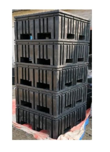 Plastic Industrial Pallet Container, Capacity : 1.2 Ton (Static), 1 Ton (Dynamic)