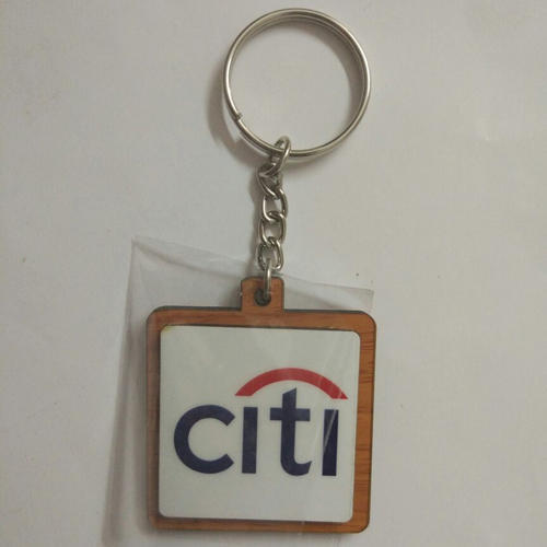 25 G Wooden Steel Key Chain, Packaging Type : Packet