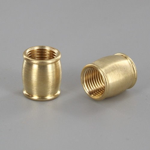 Round Polished Brass Barrel Coupling, For Perfect Shape, Fine Finished, Packaging Type : Carton Boxes