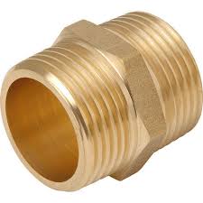 Coated Brass Hex Nipple, Feature : Durable, Fine Finished