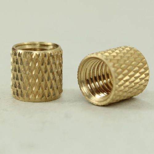 Polished Brass Knurled Coupling, For Durable, Crack Proof, Packaging Type : Carton Boxes