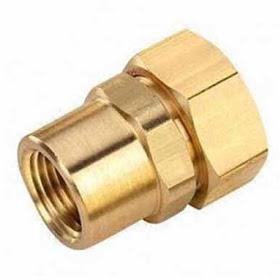 Polished Brass Lathe Machine Parts, Color : Golden