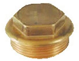 Hexagon Polished Brass PPR Plug, For Electrical Fittings, Feature : Durable