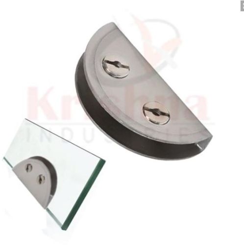 Polished D Type Glass Bracket, Packaging Type : Carton Box