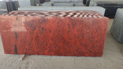 Polished Plain Multi Red Granite Slabs, Feature : Crack Resistance, Optimum Strength, Washable