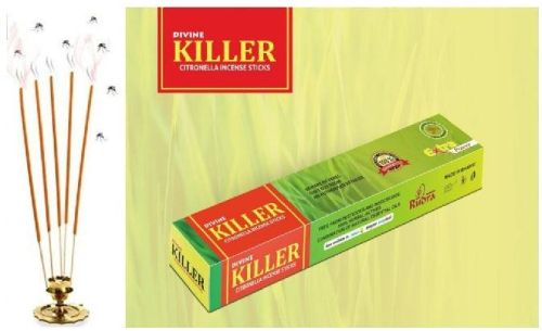 Killer Citronella Mosquito Repellent Incense Sticks, For Home, Office, Length : 12 Inch