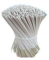 White Raw Incense Sticks, Packaging Type : Plastic Bag