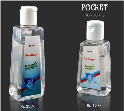 Piekleen Hand Sanitizer, Packaging Size : 50 Ml