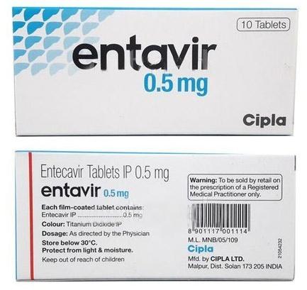 Entavir 0.5 Mg Tablets