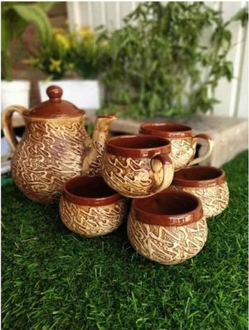 Ceramic Teapot And Cup Set