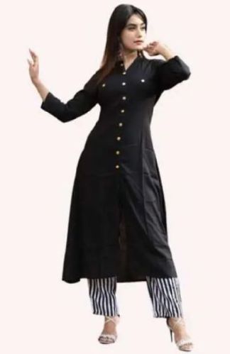Plain Kurti With Palazzo, Size : M, XL, XXL