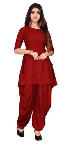 Rayon Stylish Kurti With Dhoti, Size : M, XL, XXL