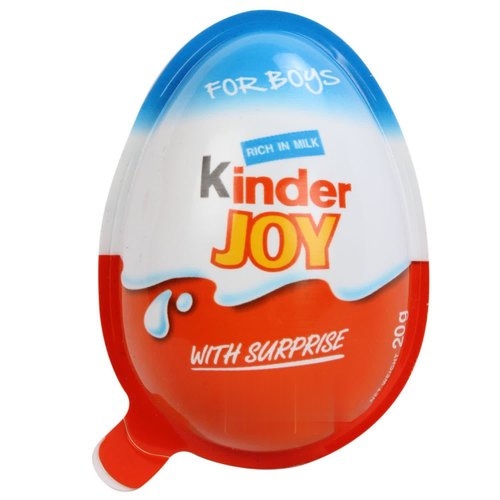 Ferrero Kinder Joy Chocolate, Shape : Ball