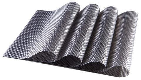 Rectangular Shiny PVC Placemats, Pattern : Plain