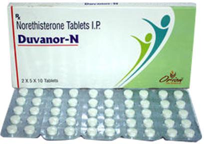 Duvanor-n Norethisterone Tablets, For Commercial