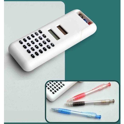 Sociosis Productions Plastic Solar Calculator, Color : White