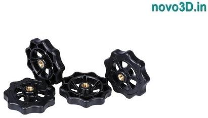 Plastic Nut, Color : Black