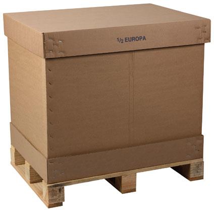 Kraft Paper Pallet Box, Color : Brown