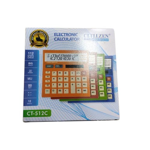 Citizen PVC Electronic Calculator, Size : Standard