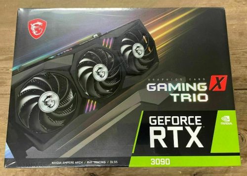 MSI GeForce RTX 3090 GAMING X TRIO 24GB GDDR6X Graphics Card - SHIPS TODAY FREE