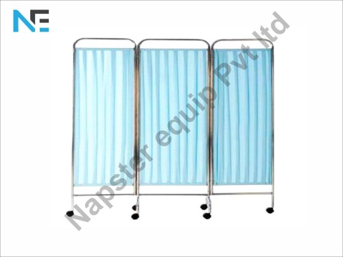 Folding 3 Panel Bed Side Screen, For Hospital, Size : 10x7ft, 11x7ft, 12x7ft, 13x7ft, 14x7ft, 15x7ft