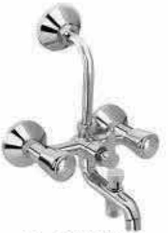 Queen 3 In 1 Wall Mixer, For Bathroom Fittings, Feature : Fine Finished