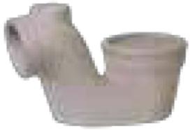 Plastic Vent Trap, For Toilet Seat, Color : Creamy