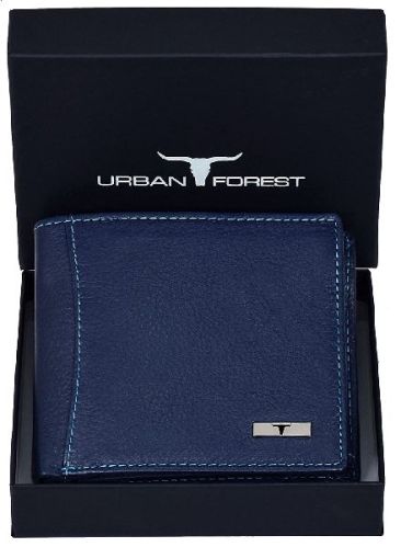 NEW Urban Forest Oliver Blue RFID Blocking Leather Wallet For Men Pack