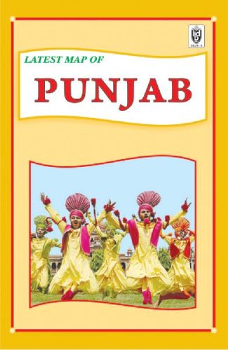 Paper Latest Punjab Folding Map, Feature : Fine Finish, Premium Quality