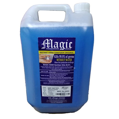Magic Hand Sanitizer, Packaging Size : 5 Litre