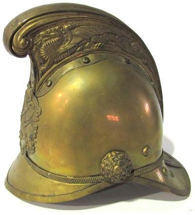 Oval Polished Brass Helmet, For Safety Use, Size : Standard