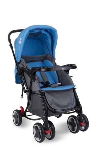 Toyhouse Baby Stroller, Color : Red, Blue, Pink