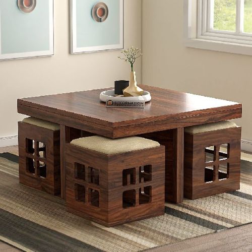 Rectangular Polished Coffee Table, For Home, Style : Contemproray
