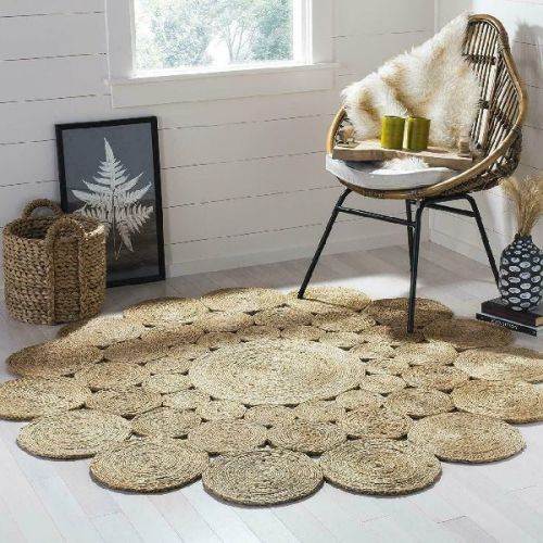 Collection Mart Jute Carpet, For Home, Hotel, Size : Standard