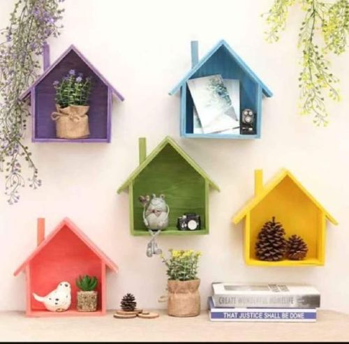 HOME Decor Hot Wall Shelf ( Set Of 5 )